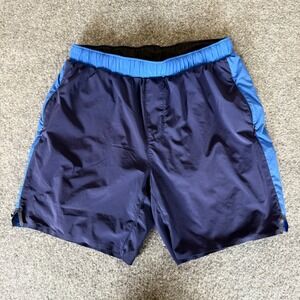 Rhone‎ Equinox Shorts Mens Medium 30x6.5 Running Training Blue Athletic Gym